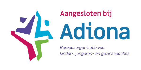 Aangesloten bij Adiona - Beroepsorganisatie voor kinder-, jongeren- én gezinscoaches